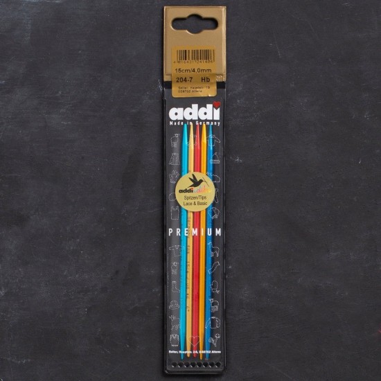 Addi Colibri 4mm 15cm Renkli Çorap Şişi - 204-7 Addi Colibri 4mm 15cm Renkli Çorap Şişi - 204-7