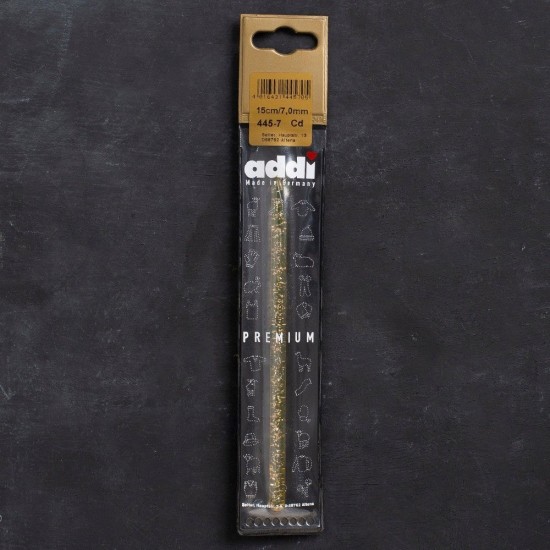 Addi Champagner 7mm 15cm Plastik Simli Yün Tığ - 4 Addi Champagner 7mm 15cm Plastik Simli Yün Tığ - 4