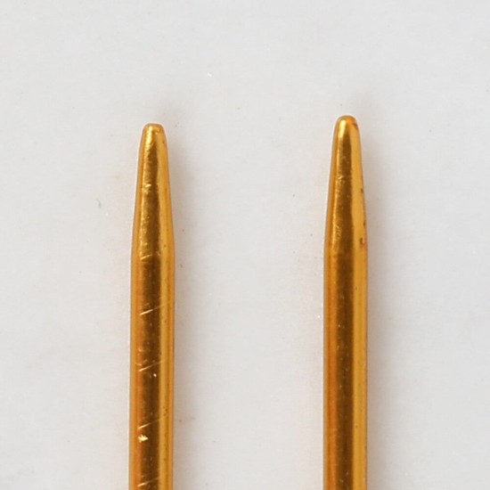 Loren Crafts 2,5 mm 35 cm Sarı Metal Örgü Şişi - L Loren Crafts 2,5 mm 35 cm Sarı Metal Örgü Şişi - L