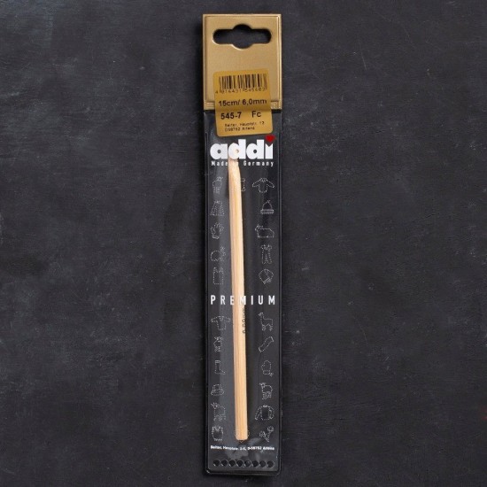 Addi Bambus 6mm 15cm Bambu Yün Tığ - 545-7 Addi Bambus 6mm 15cm Bambu Yün Tığ - 545-7