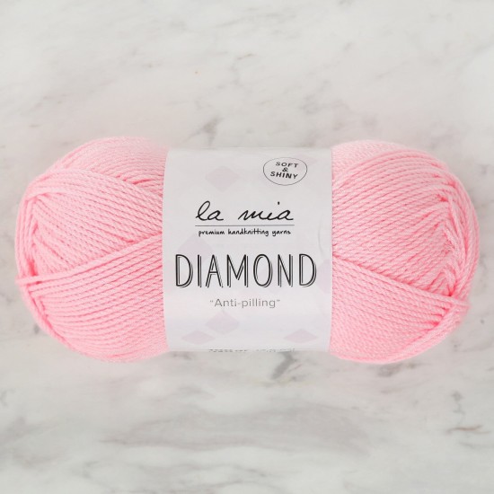 La Mia Diamond Pembe El Örgü İpi - L046 - 34257 La Mia Diamond Pembe El Örgü İpi - L046 - 34257