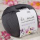 La Mia Mercerized Cotton Koyu Gri El Örgü İpi - 236 - 33577