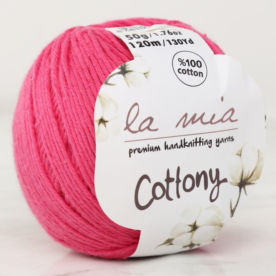 La Mia Cottony Fuşya Bebek El Örgü İpi - P6-L006 - 33571 La Mia Cottony Fuşya Bebek El Örgü İpi - P6-L006 - 33571