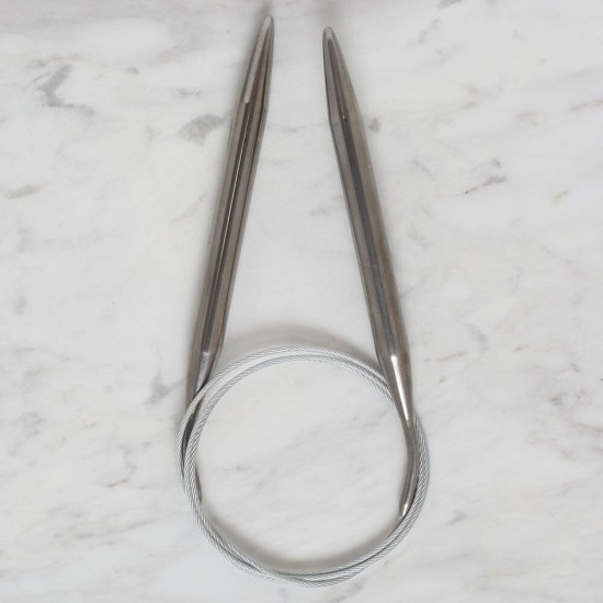Loren Crafts 10 mm Çelik Misinalı Şiş 100 cm Loren Crafts 10 mm Çelik Misinalı Şiş 100 cm