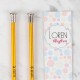 Loren Rythm 5mm Sarı Renkli Metal Örgü Şişi Loren Rythm 5mm Sarı Renkli Metal Örgü Şişi