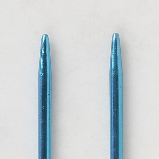 Loren Crafts 2,5 mm 35 cm Mavi Metal Örgü Şişi - L Loren Crafts 2,5 mm 35 cm Mavi Metal Örgü Şişi - L