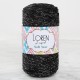 Loren Soft Star Makrome İpi Gümüş Simli Siyah RM10 Loren Soft Star Makrome İpi Gümüş Simli Siyah RM10