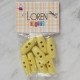 Loren Crafts sarı 8 li çoban düğmesi - 77 Loren Crafts sarı 8 li çoban düğmesi - 77