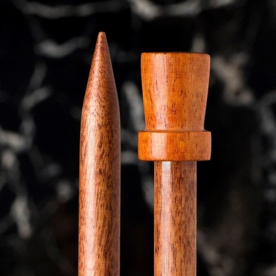 La Mia Rosewood 9 mm 36 cm Ahşap Örgü Şişi La Mia Rosewood 9 mm 36 cm Ahşap Örgü Şişi