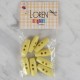Loren Crafts sarı 8 li çoban düğmesi - 67 Loren Crafts sarı 8 li çoban düğmesi - 67