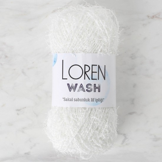 Loren Wash Beyaz El Örgü İpi - R150 - 34040 Loren Wash Beyaz El Örgü İpi - R150 - 34040