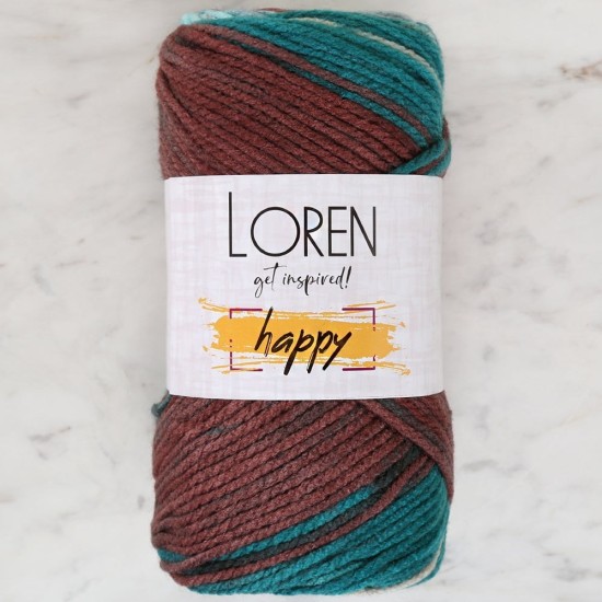 Loren Happy Ebruli El Örgü İpi - RH018 - 34303 Loren Happy Ebruli El Örgü İpi - RH018 - 34303