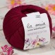 La Mia Mercerized Cotton Bordo El Örgü İpi - 23 - 33596 La Mia Mercerized Cotton Bordo El Örgü İpi - 23 - 33596