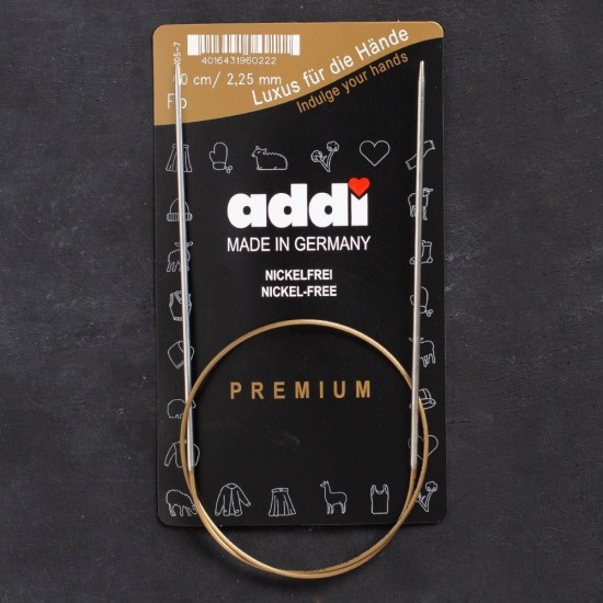 Addi 2,25mm 60cm Klasik Misinalı Şiş- 105-7 Addi 2,25mm 60cm Klasik Misinalı Şiş- 105-7