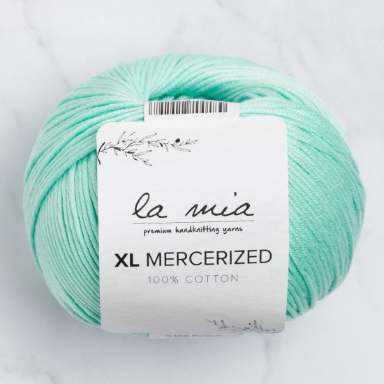 La Mia XL Mercerized Su Yeşili El Örgü İpi - 137 - 33767 La Mia XL Mercerized Su Yeşili El Örgü İpi - 137 - 33767