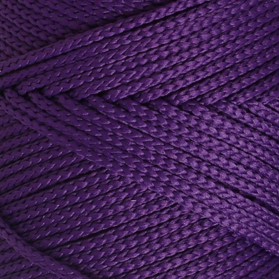 Loren Polyester Soft Macrame Koyu Mor El Örgü İpi - LM037 - 34442 Loren Polyester Soft Macrame Koyu Mor El Örgü İpi - LM037 - 34442