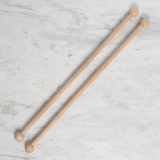 Loren 25 cm 1 Çift Ahşap Çubuk Başlıklı Loren 25 cm 1 Çift Ahşap Çubuk Başlıklı
