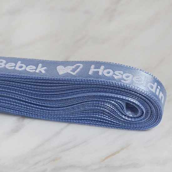 Loren Crafts 1cm 10 mt Mavi Saten Hoşgeldin Bebek Loren Crafts 1cm 10 mt Mavi Saten Hoşgeldin Bebek