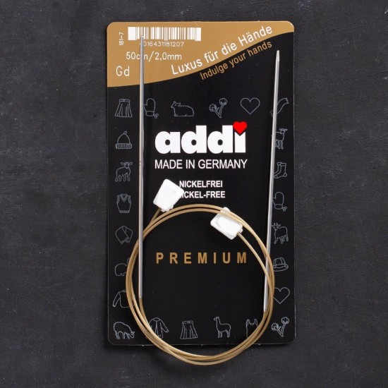 Addi Flexi-Bel 2mm 50cm Esnek Örgü Şişi - 181-7 Addi Flexi-Bel 2mm 50cm Esnek Örgü Şişi - 181-7