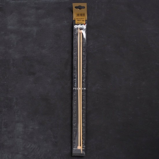 Addi Bambus 3,5mm 35cm Bambu Örgü Şişi - 500-7 Addi Bambus 3,5mm 35cm Bambu Örgü Şişi - 500-7