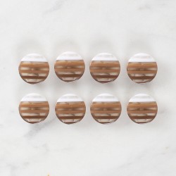 Loren Crafts 8'li Desenli Düğme - 1088