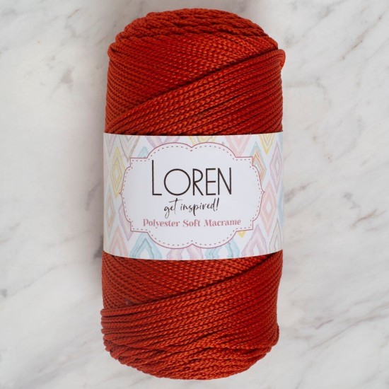 Loren Polyester Soft Macrame Tarçın El Örgü İpi - LM012 - 34431 Loren Polyester Soft Macrame Tarçın El Örgü İpi - LM012 - 34431