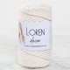 Loren Decor 3 Büküm Makrome İpi Krem- L002 Loren Decor 3 Büküm Makrome İpi Krem- L002