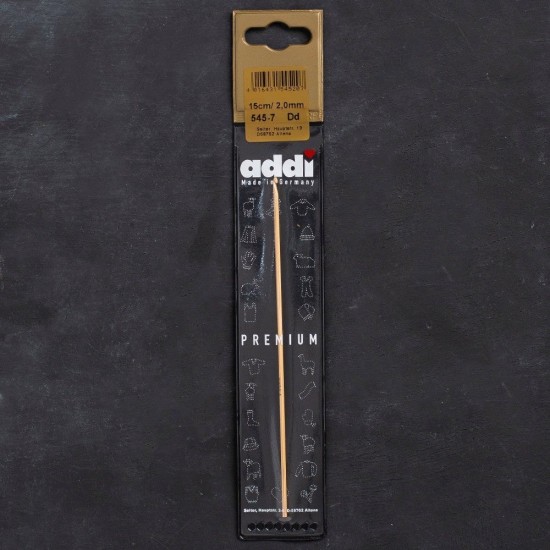 Addi Bambus 2mm 15cm Bambu Yün Tığ - 545-7 Addi Bambus 2mm 15cm Bambu Yün Tığ - 545-7