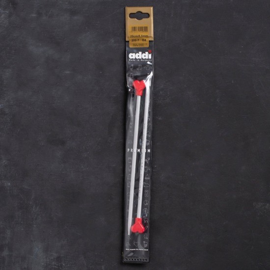 Addi Kalpli 5,5mm 20cm Klasik Alüminyum Örgü Şişi Addi Kalpli 5,5mm 20cm Klasik Alüminyum Örgü Şişi
