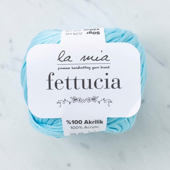 La Mia Fettucia Mavi El Örgü İpi - L071 - 33881 La Mia Fettucia Mavi El Örgü İpi - L071 - 33881