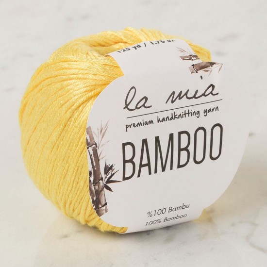 La Mia Bamboo Sarı El Örgü İpi - L160 - 33852 La Mia Bamboo Sarı El Örgü İpi - L160 - 33852
