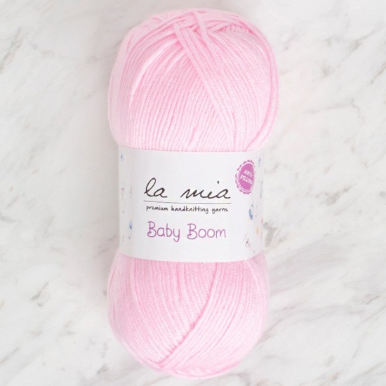 La Mia Baby Boom Bebe Pembe El Örgü İpi - 782 - 34119 La Mia Baby Boom Bebe Pembe El Örgü İpi - 782 - 34119