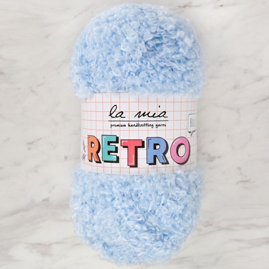 La Mia RETRO Bebe Mavi El Örgü İpi - LM0513 La Mia RETRO Bebe Mavi El Örgü İpi - LM0513