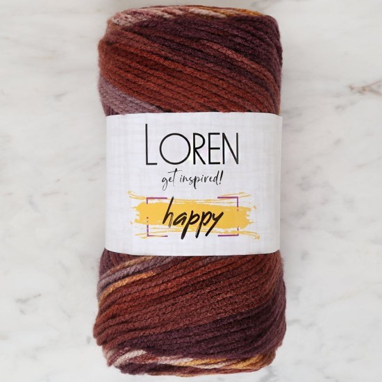 Loren Happy Ebruli El Örgü İpi - RH020 - 34305 Loren Happy Ebruli El Örgü İpi - RH020 - 34305