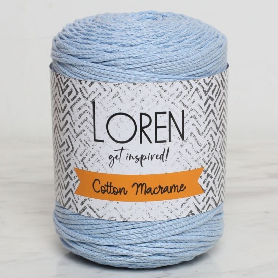 Loren Cotton Macrame Bebe Mavi - R051 - 34375 Loren Cotton Macrame Bebe Mavi - R051 - 34375