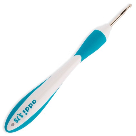 Addi Swing 3,75mm 16cm Mavi Ergonomik Tığ - 140-7 Addi Swing 3,75mm 16cm Mavi Ergonomik Tığ - 140-7