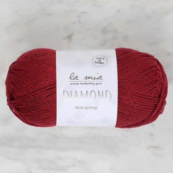 La Mia Diamond Bordo El Örgü İpi - L065 - 33726 La Mia Diamond Bordo El Örgü İpi - L065 - 33726