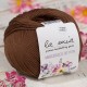 La Mia Mercerized Cotton Koyu Kahverengi El Örgü İpi - 228 - 33579 La Mia Mercerized Cotton Koyu Kahverengi El Örgü İpi - 228 - 33579