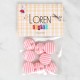 Loren Crafts 8'li Desenli Düğme - 1105 Loren Crafts 8'li Desenli Düğme - 1105