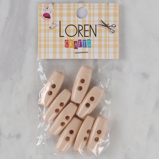 Loren Crafts pudra pembe 8 li çoban düğmesi - 69 Loren Crafts pudra pembe 8 li çoban düğmesi - 69
