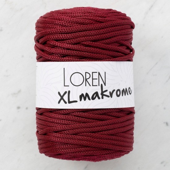 Loren XL Makrome Bordo El Örgü İpi - R049 - 33715 Loren XL Makrome Bordo El Örgü İpi - R049 - 33715
