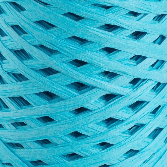 Loren Natural Raffia 90 gr Turkuaz Kağıt İp - 20 Loren Natural Raffia 90 gr Turkuaz Kağıt İp - 20