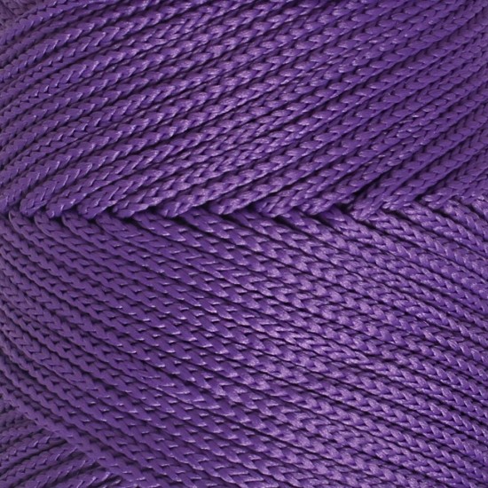 Loren Polyester Soft Macrame Koyu Mor El Örgü İpi - LM025 - 34434 Loren Polyester Soft Macrame Koyu Mor El Örgü İpi - LM025 - 34434