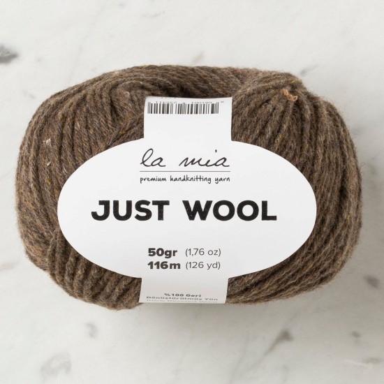 La Mia Just Wool Kahverengi El Örgü İpi - LT013 - 33831 La Mia Just Wool Kahverengi El Örgü İpi - LT013 - 33831