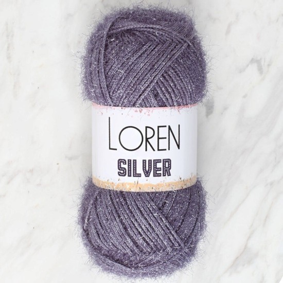 Loren Silver Antrasit El Örgü İpi - RS0036 - 34098 Loren Silver Antrasit El Örgü İpi - RS0036 - 34098