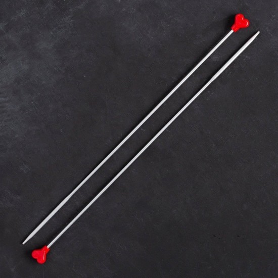Addi 4mm 35cm Klasik Alüminyum Hızlı Örgü Şişi - 2 Addi 4mm 35cm Klasik Alüminyum Hızlı Örgü Şişi - 2