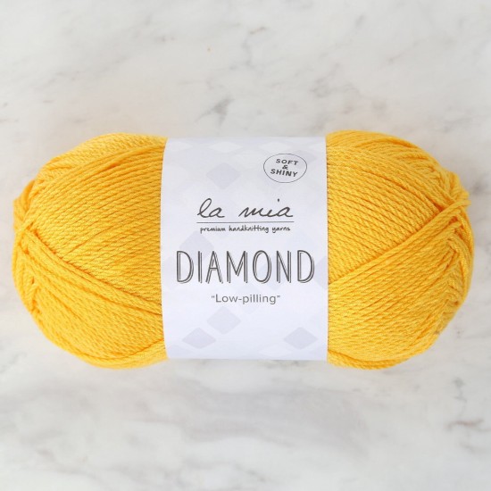 La Mia Diamond Hardal Sarısı El Örgü İpi - L003 - 33722 La Mia Diamond Hardal Sarısı El Örgü İpi - L003 - 33722