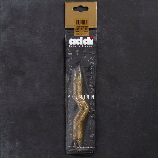 Addi Champagner 7mm ve 10mm Bükümlü Şiş - 482-7 Addi Champagner 7mm ve 10mm Bükümlü Şiş - 482-7