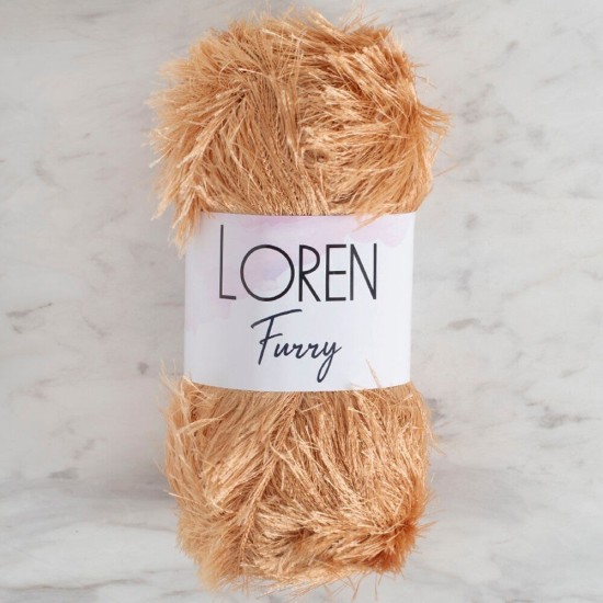 Loren Furry Bej El Örgü İpi - RF0054 - 34061 Loren Furry Bej El Örgü İpi - RF0054 - 34061