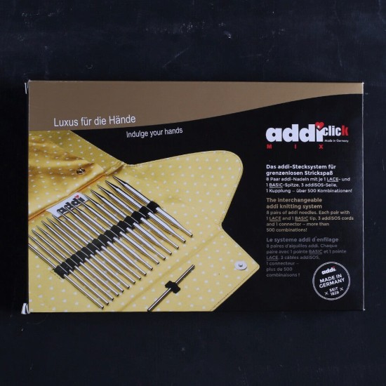 Addi Click Mix Değiştirilebilir Misinalı Şiş Seti Addi Click Mix Değiştirilebilir Misinalı Şiş Seti